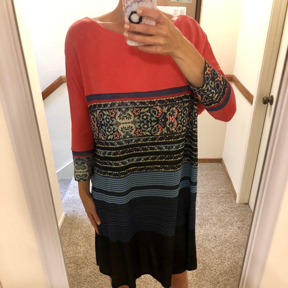 Free People coral dress XS
